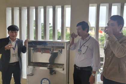 Bàn giao hệ thống lọc nước RO – Trường THPT Võ Chí Công