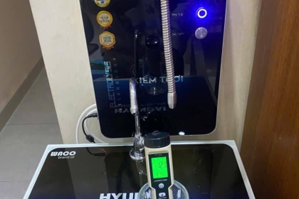 Lắp đặt máy lọc nước RO Hyundai và máy ion kiềm cho gia đình