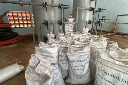 BẢO TRÌ HỆ THỐNG LỌC NƯỚC, ĐIỀU CHỈNH CHÂM HÓA CHẤT VÀ THAY VẬT LIỆU LỌC  CÔNG TY DỆT MAY TẠI DUY XUYÊN