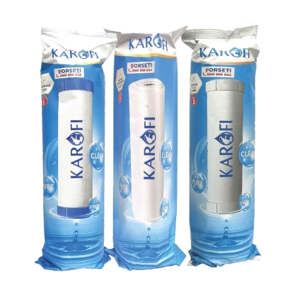 Bộ 3 lõi lọc nước 123 Karofi chính hãng
