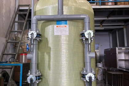 Cột lọc cát lọc nước hồ bơi công suất 10m3/h cung cấp cho khách hàng Quảng Nam